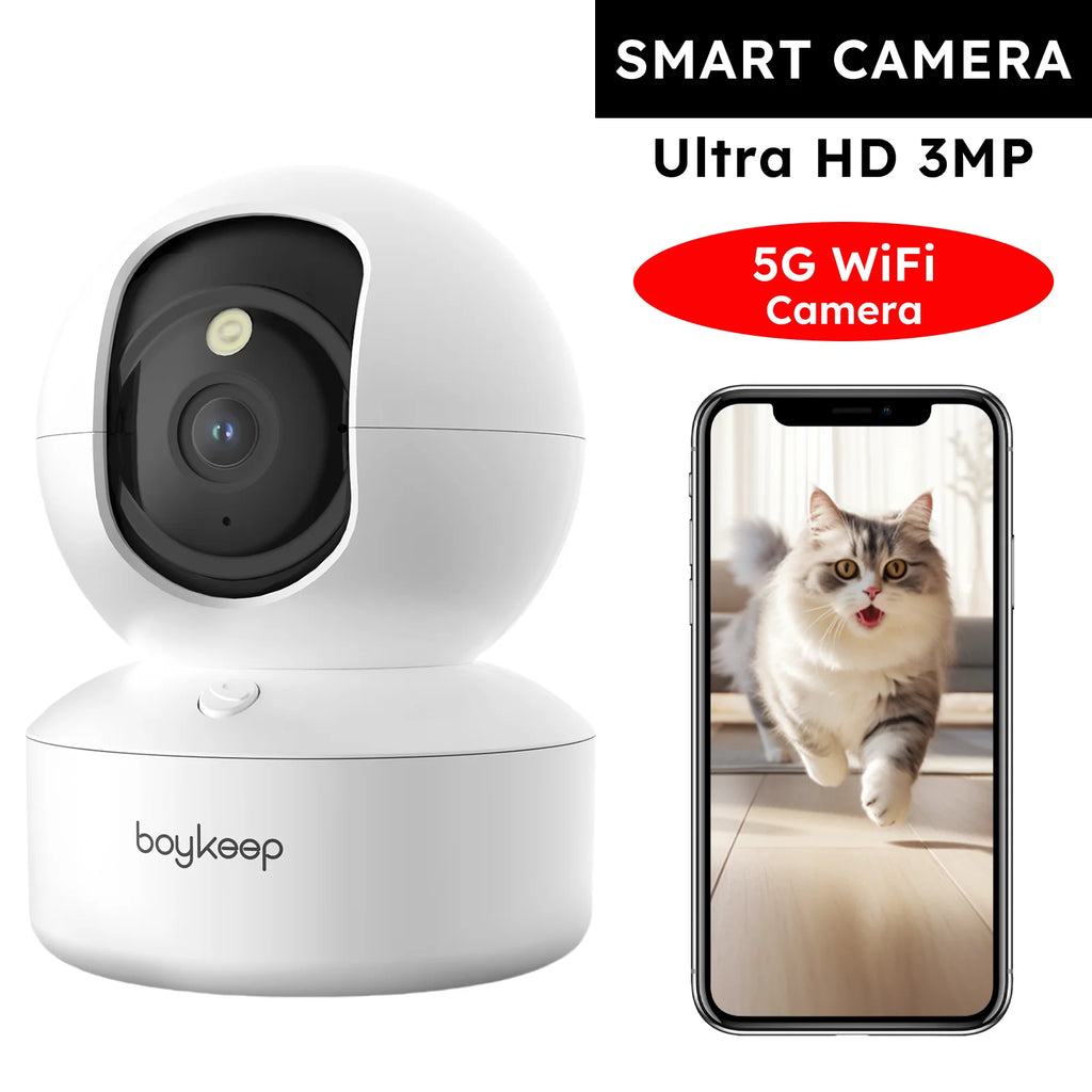 Echo Echelon™ 2K Smart Dog Camera – 360° Pet Monitoring with App Control