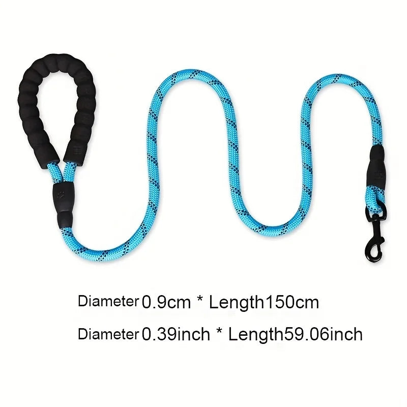 Echo Echelon™ 1.5 m Reflective Dog Leash – Padded Comfort Handle for Safe Walks