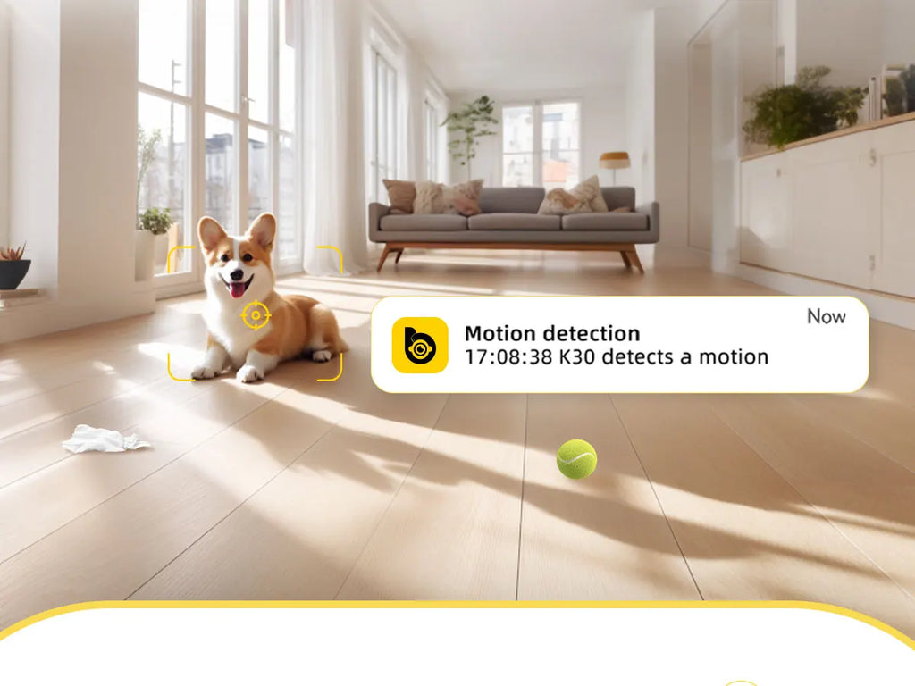 Echo Echelon™ 2K Smart Dog Camera – 360° Pet Monitoring with App Control