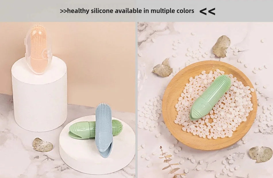 360° Silicone Finger Toothbrush for Dogs & Cats – Dental Care Tool